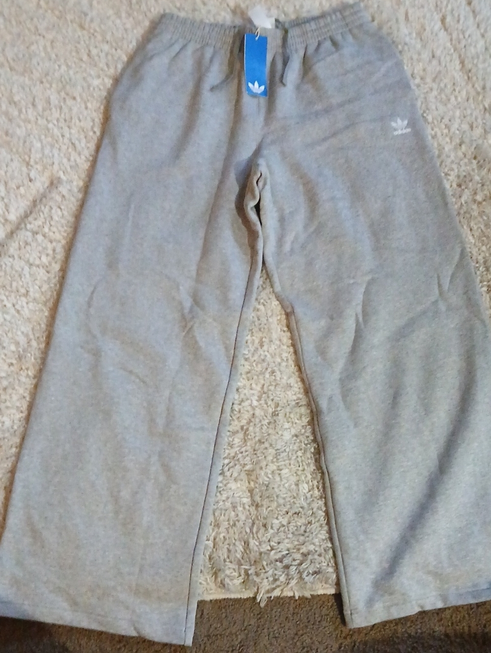 NWT ADIDAS Wide Leg JOGGERS